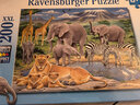 睿思（Ravensburger）動(dòng)物拼圖兒童生日禮物200片 非洲動(dòng)物127368 曬單實(shí)拍圖