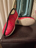 內聯(lián)升 棉鞋 女 老字號老北京布鞋 手工千層底保暖織錦安棉8235A 紅底花 39 曬單實(shí)拍圖