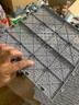 防盜窗墊板陽(yáng)臺防漏網(wǎng)墊防墜落花盆墊板窗臺防護網(wǎng)防護欄塑料隔板 灰 25*25cm一片裝 曬單實(shí)拍圖