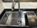 尔沫（EM） 厨房水槽单槽洗菜盆一体盆洗菜池不锈钢大台上下盆手工洗碗槽 【78*43】+抽拉龙头 实拍图