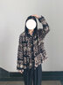 GARNUO黑色小香風(fēng)外套女羽絨服2025春秋冬季新款小個(gè)子加厚羊毛短款上衣 黑色【常規版】 XS【80-100斤】 曬單實(shí)拍圖
