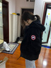 加拿大鵝（Canada Goose）Simcoe 女士羊羔絨連帽衫羊毛抓絨夾克大鵝外套 7016W 61 黑色 XS 曬單實拍圖