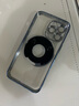漫畫師 適用蘋果13手機殼蘋果16promax磁吸透明支架iPhone13ProMax防摔全包保護套plus硅膠男女款自帶膜 蘋果13Pro【遠(yuǎn)峰藍(lán)】 曬單實拍圖