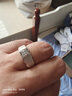 佐卡伊七夕白18k金鉆石男戒結(jié)婚鉆戒男士戒指生日禮物送男友送父親 約16分H/SI 下單前指圈號請詳詢客服 曬單實拍圖