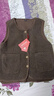 皮爾卡丹（pierre cardin）仿羊羔絨馬甲皮毛一體背心女2025秋冬日系外穿百搭寬松坎肩毛絨馬 深咖啡色【紐扣款】 M 100-120斤 曬單實(shí)拍圖