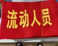 元棉 志愿者紅袖標10個 可定制袖章別針款 安防監(jiān)督管理袖套14*21cm 曬單實拍圖