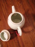 悟茶事 青花陶瓷茶壺家用小號 釉里紅竹子泡茶壺帶過濾中式單壺 竹子青花釉里紅茶壺 曬單實拍圖