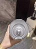 尖叫良品保溫杯咖啡杯316不銹鋼水杯大容量便攜吸管杯高顏值辦公室杯男女 羅蘭紫-316抗菌內膽 450ml 曬單實(shí)拍圖