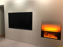 余憶3d霧化壁爐嵌入式仿真火焰加濕器智能家用電子定制客廳電視柜裝飾 1.0米201不銹鋼/進口芯/單色火焰 曬單實拍圖