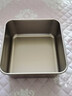 古早味蛋糕模具烤盤(pán)加高加深6-8-9寸不粘烤箱家用活底烘焙正方形 沖量 正方 6寸加高古早蛋糕模(無(wú)品) 曬單實(shí)拍圖
