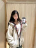 戀的春季衛(wèi)衣外套春秋款女學生少女高中初中生女生新款2024秋冬季衣服 潮流韓版白灰色 均碼 (可備注碼數(shù)) 曬單實拍圖