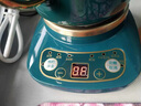 康煲貝（kbaobei）養(yǎng)生壺電熱水壺迷你電燉杯辦公室小型陶瓷多功能煮茶器康煲貝家用燒水燉煮花茶壺年會套裝禮盒 600ML復(fù)古綠+玻璃杯【附湯匙 禮盒】 標(biāo)準款【底座+陶瓷杯】 曬單實拍圖