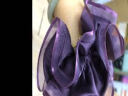 AiChoice优雅仿缎发圈韩国成人发绳头绳气质布艺粗头饰盘发女大号头花 紫色 实拍图