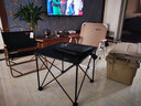 牧高笛折疊桌戶(hù)外露營(yíng)鋁合金便攜式旅行野營(yíng)四方形桌子野炊簡(jiǎn)易野餐桌 小號鋁桌（靜謐黑） 曬單實(shí)拍圖
