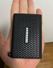 JIXINI 移动硬盘硅胶保护套三星移动固态T7硬盘硅胶套防划套 T7黑色 实拍图