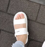回力拖鞋女夏季外穿戶外厚底踩屎感柔軟運(yùn)動涼鞋女款簡約一字拖 白色 40 曬單實(shí)拍圖