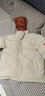 NASA LIKE官方潮牌棉服冬季加厚连帽外套保暖男士棉衣羽绒棉服情侣大码棉袄 卡其色  M（建议80-100斤） 实拍图