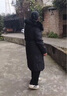 雪中飛羽絨服女長(zhǎng)款冬季保暖連帽狐貍毛領(lǐng)中老年收腰顯瘦外套 黑色 3XL 曬單實(shí)拍圖