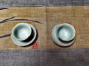 雅瓷汝窯靜思杯托 陶瓷杯托 茶杯墊 茶具配件天青色可養開(kāi)片 汝窯靜思杯托 曬單實(shí)拍圖
