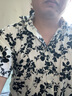 KLDPUS 夏威夷花襯衫男夏季國潮純棉短袖襯衣翻領(lǐng)海邊度假沙灘情侶夏裝 8號色 3XL 160-170斤 曬單實拍圖
