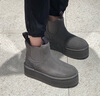 UGG【雙11搶先購】秋季女士舒適純色厚底雪地靴 1134526GREY|灰色38 曬單實(shí)拍圖