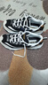 斯凱奇（Skechers）黑白金熊貓鞋男鞋秋季復古厚底增高老爹鞋休閑運動(dòng)鞋666114 曬單實(shí)拍圖