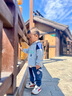 戴維貝拉（DAVE＆BELLA）男童長褲套裝洋氣幼兒衣服2025秋季新款兒童運(yùn)動上衣褲子兩件套 花灰色【現(xiàn)貨】 100 cm（建議身高90-100cm） 曬單實(shí)拍圖