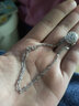依特925銀項鏈女鎖骨鏈吊墜銀飾品項鏈時(shí)尚首飾情人節生日禮物送女友 白色銀色 曬單實(shí)拍圖