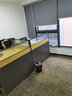 時(shí)仁（ShiRen）辦公家具屏風(fēng)職員辦公桌椅組合員工工位四人位電腦桌椅隔斷卡座 T字形兩人位【含柜】 曬單實(shí)拍圖