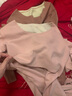 佑孕加絨孕婦秋衣秋褲套裝保暖內衣加厚修身懷孕期哺乳秋衣喂奶打底衣 套裝-淺粉色 XL碼（130-150斤左右） 曬單實(shí)拍圖