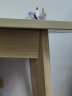 蔓斯菲尔（MSFE） 书桌书柜组合电脑桌台式写字桌家用办公桌子实木腿书桌椅组合 【升级款+单桌】100cm原木色 实拍图