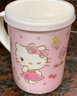 五和（WUHE）HelloKitty凱蒂貓兒童餐具寶寶餐盤分格水杯嬰兒輔食碗兒童餐盤碗 凱蒂貓三件套A 曬單實拍圖
