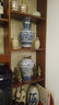 悅靈美 景德鎮(zhèn)青花仿古陶瓷器花瓶中式客廳酒柜博古架玄關(guān)裝飾品擺件 青花仿古海棠雙耳賞瓶 曬單實(shí)拍圖