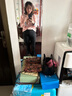 箐箐花黑色開(kāi)叉微喇褲女2024春秋季新款高腰休閑長(zhǎng)褲垂感彈力顯瘦喇叭褲 23221（不帶鉆） XL/29(115-125斤) 曬單實(shí)拍圖