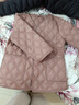 CamalgOri輕薄羽絨馬甲女短款羽絨服中袖護(hù)肩七分袖背心保暖中年婦女內(nèi)搭秋 紫色不加絨 3XL 參考125-135斤 曬單實(shí)拍圖
