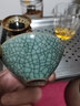 龍泉茶具青瓷品茗杯主人杯功夫茶具茶杯哥窯冰裂陶瓷單個(gè)斗笠杯盞大號(hào)工夫 哥窯粉青(鐵線) 曬單實(shí)拍圖