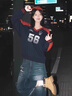 薇衣設美式復古撞色V領(lǐng)衛衣女春秋2025新款oversize寬松運動(dòng)風(fēng)長(cháng)袖上衣 藏青色 M 90-110斤 曬單實(shí)拍圖