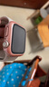 主典適用新款蘋果手表S10保護(hù)套Ultra2全包邊框apple watch9/8/7保護(hù)殼46mm殼膜一體 防刮防磨防摔 粉色 適用蘋果手表4/5/6/Se 44MM 曬單實(shí)拍圖