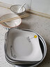 景航碗碟套裝陶瓷器餐具家用碗筷廚具碗具菜盤(pán)碟子吃飯盤(pán)子情侶套餐 方形16件（4碗4盤(pán)4勺4筷子） 曬單實(shí)拍圖