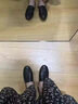 ELLE官方樂(lè )福鞋女鞋新款單鞋女百搭皮鞋通勤輕奢平底鞋 黑色 37 (235mm) 標準碼 曬單實(shí)拍圖