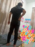 VACK夏季運動套裝男冰絲衣服男裝運動服男士健身服短袖夏天運動裝套裝 2205卡其 XL(推薦體重130-145斤) 曬單實拍圖