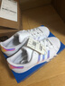 阿迪達斯（adidas）女鞋Superstar 貝殼頭板鞋三葉草炫彩休閑小白鞋FV3139 幻彩鐳射 38 曬單實(shí)拍圖