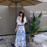 艾柔丹法式連衣裙女裝衣服夏天小個(gè)子顯瘦套裝兩件套裙子女夏季2025新款 粉色套裝 2XL 曬單實(shí)拍圖