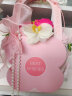 初朵粉色康乃馨花篮永生香皂玫瑰花生日礼物母亲节实用高级送闺蜜妈妈 实拍图