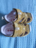 基诺浦（ginoble）关键鞋8-18个月婴儿步前鞋夏款宝宝凉鞋婴幼儿小皮鞋男女TXGB1878 TXGB1878黄色/淡黄 120mm_内长13/脚长11.6-12.4cm 实拍图