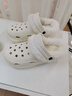 木清清手術(shù)室專(zhuān)用拖鞋男女防滑冬季醫院工作醫生加絨防水護士棉洞洞拖鞋 【白色裸鞋】加絨洞洞鞋 36-37 (230mm) 可拆卸內里 曬單實(shí)拍圖