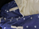 維尼酷克嬰兒披風(fēng)斗篷外出秋冬寶寶防風(fēng)衣出門(mén)加厚長(cháng)款包被女兒童冬天擋風(fēng) 加長(cháng)款藍色小星星（雪爾絨） F均碼（總長(cháng)90厘米） 曬單實(shí)拍圖