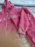 G.duck嬰兒衣服女童金絲絨套裝冬裝0-6歲女寶寶2加絨洋氣衛衣兩件裝韓版 粉紅色 雙面絨蝴蝶結紫紅 90 cm適合80-90cm年齡2-3歲 曬單實(shí)拍圖