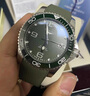 【二手99新】未使用浪琴康卡斯系列男表陶瓷圈防水300米計時(shí)瑞士二手奢侈品腕表 41表徑L3.781.4.06.9綠盤(pán)膠帶 曬單實(shí)拍圖