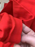 彩橋兒童內(nèi)衣純棉男童本命年鴻運(yùn)保暖內(nèi)衣新年紅色女童秋衣秋褲套裝 五谷豐登[奶白]-女童 175cm（建議身高170-175cm） 曬單實拍圖